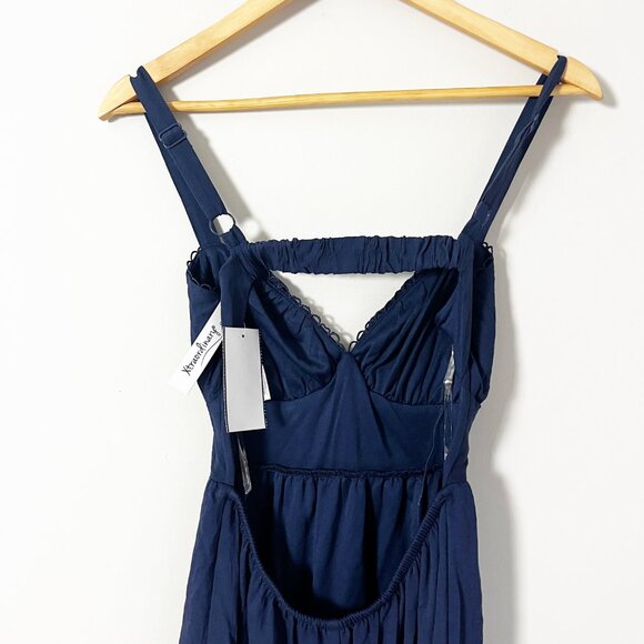 Xtraordinary Navy Mini Sleeveless Dress S NWT - Picture 4 of 5